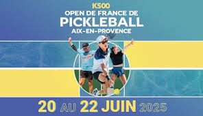 affiche open france pickleball